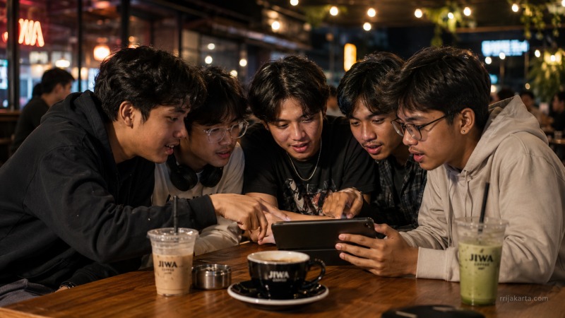 Persiapan turnamen Mobile Legends untuk tim amatir di Jakarta